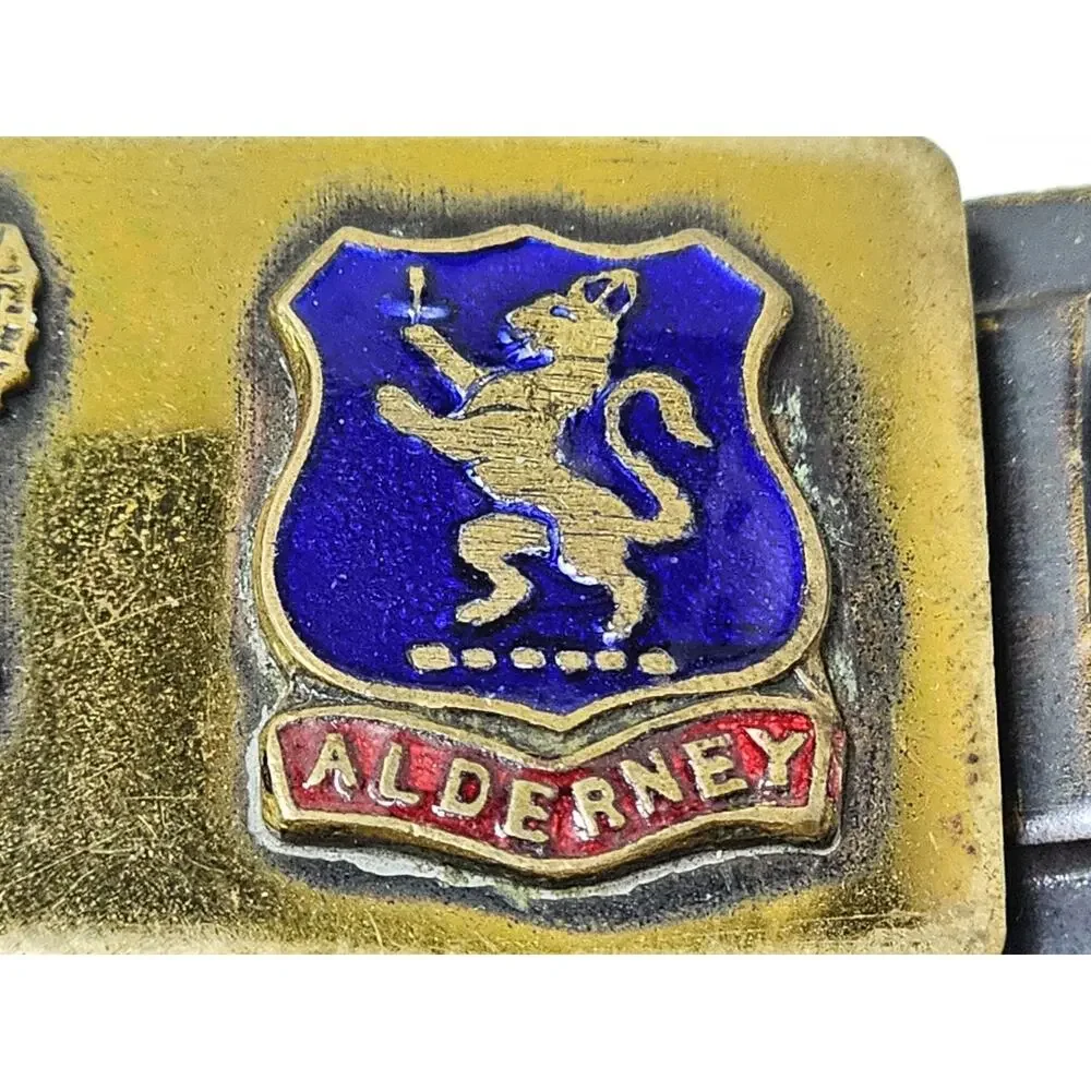 Vintage Bronze European Belt Buckle
